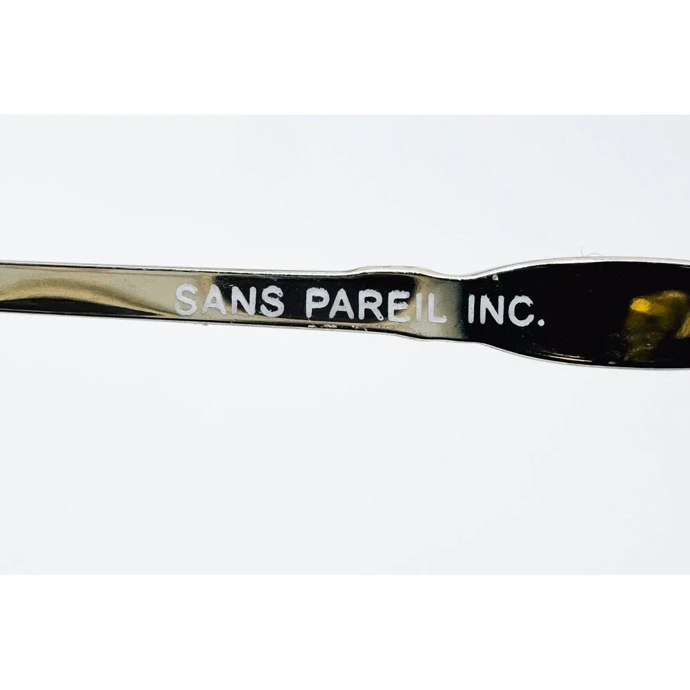 Safilo Eyeglasses Womens Gold Brown Metal Oval Frames 52-17-135